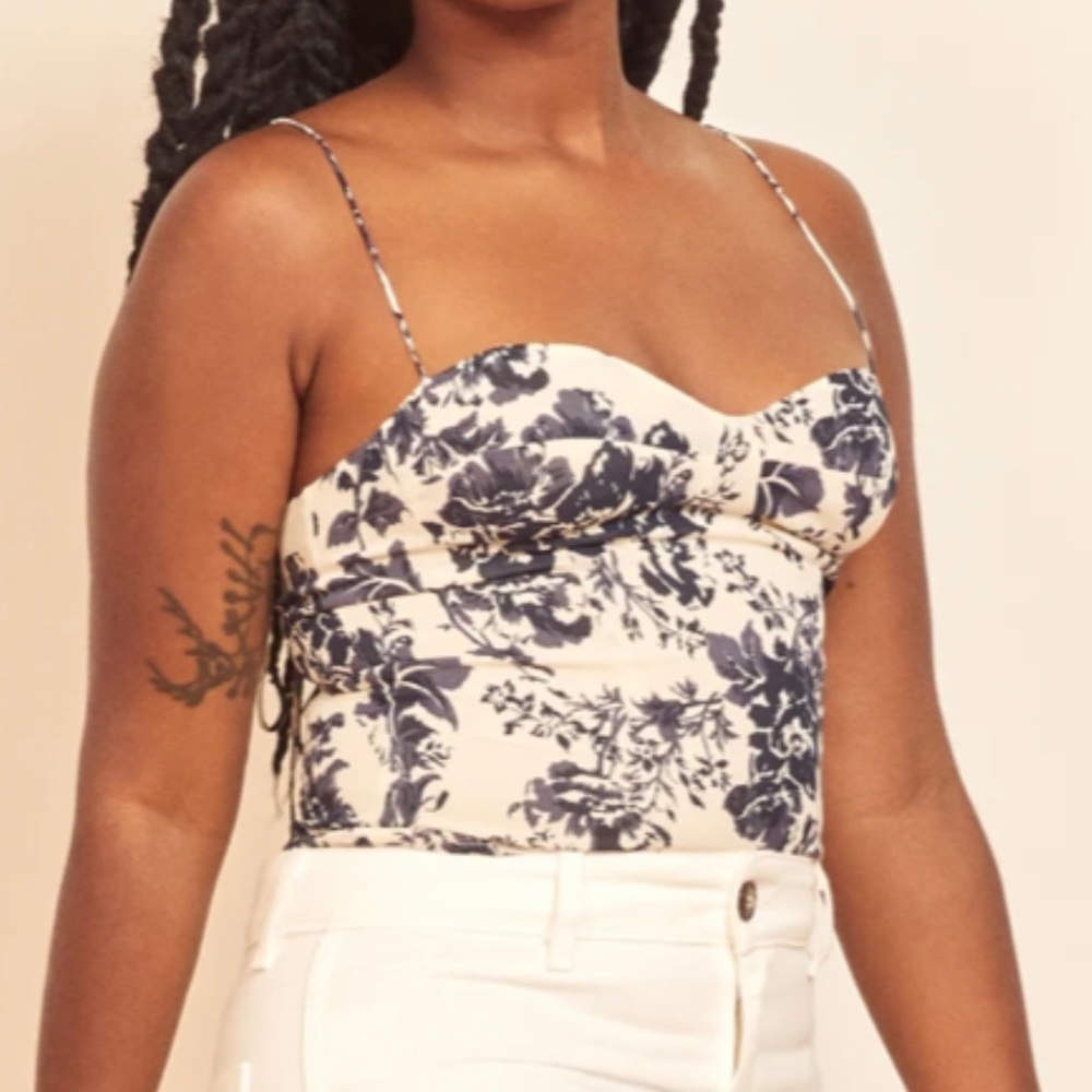 Reformation Floral Tank Top